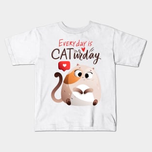 everyday is cat Kids T-Shirt